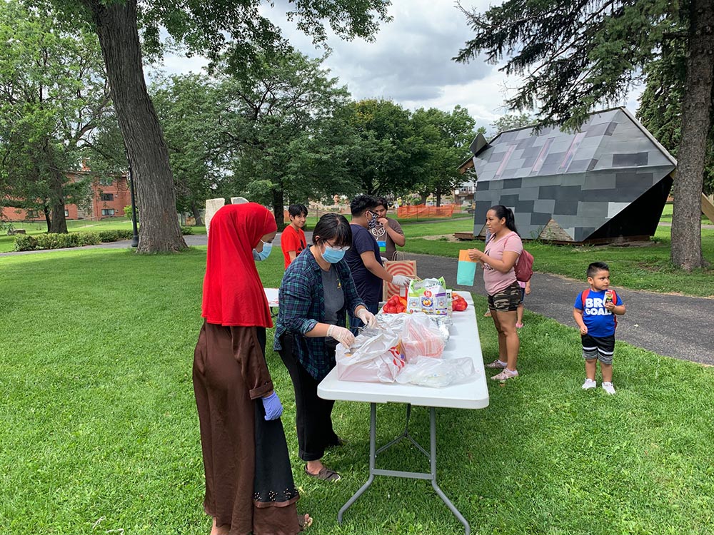 Public Art Saint Paul kit distribution in 2020