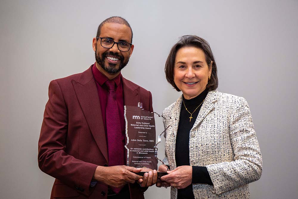 Dr. Della Torre received the community award