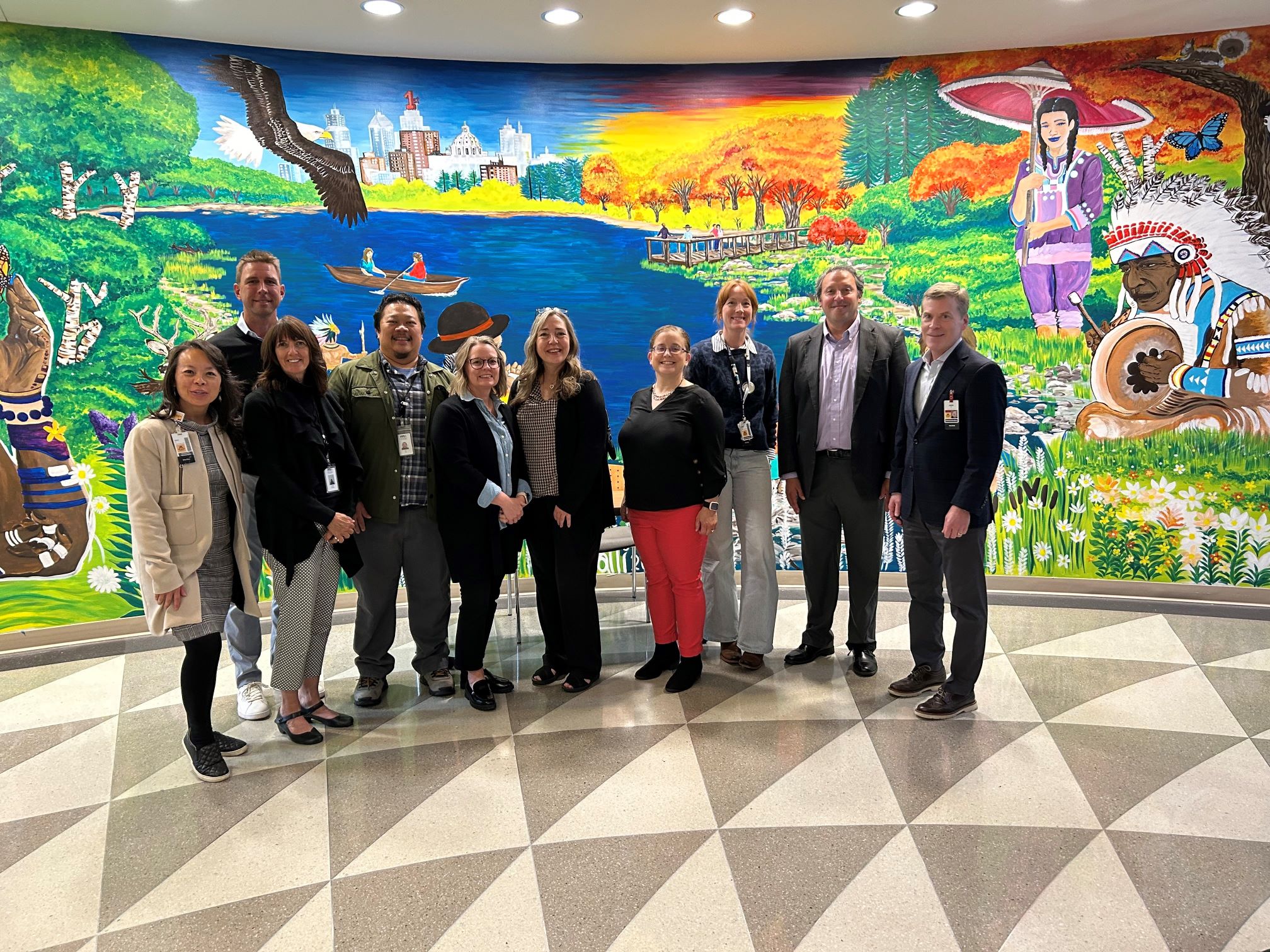 HCH team tours Fairview Wellness Hub