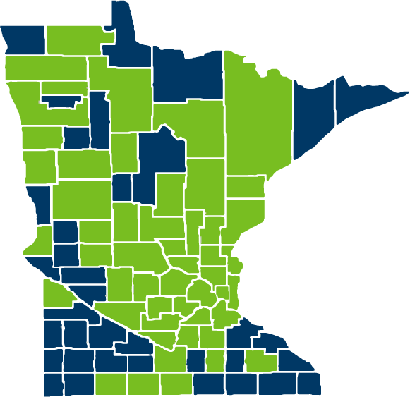 Medica North Memorial coverage map